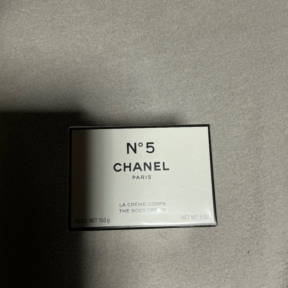 Chanel number 5 body lotion the big jar.